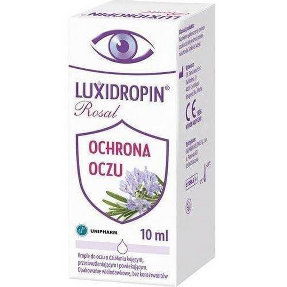 luxidropin rosal 10ml unipharm usa The drops envelop the surface of the eye, moisturizing it and reducing friction on the surface of the cornea and conjunctiva.