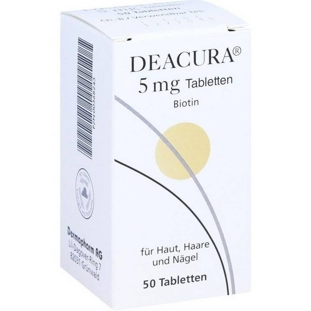 deacura-5-mg-tabletten-50-st DEACURA,50 pcs,DERMAPHARM AG